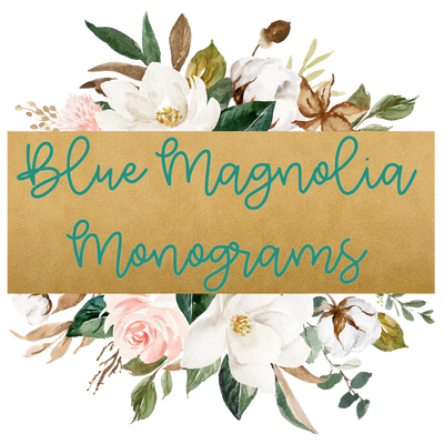 Blue Magnolia Monograms