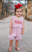 Ruffle Seersucker Romper