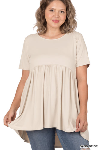 Macey Top Sand beige