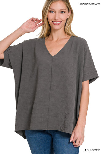Liza Top Ash Grey