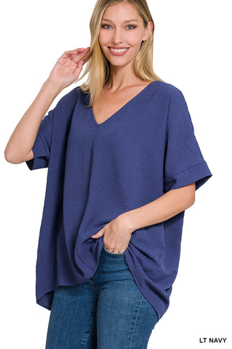 Liza Top Light Navy
