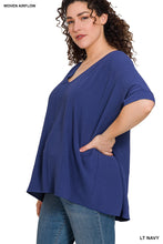 Liza Top Light Navy