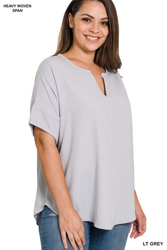 Lady Lovely Top Light Grey