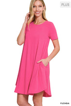 Simply Sarah Dress Fuchsia