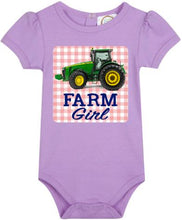 Farm Girl Bodysuit -Tractor