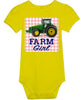 Farm Girl Bodysuit -Tractor