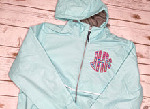 Lilly Appliqué Charles River New Englander Rain Jacket