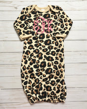 Leopard Print Baby Gown