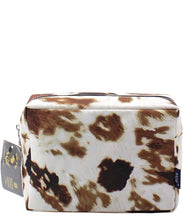 Cow Print Cosmetic Bag -Small