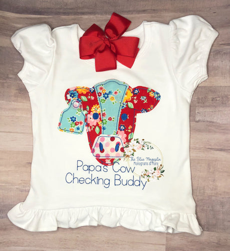 Papa’s Cow Checking Buddy -Customizable