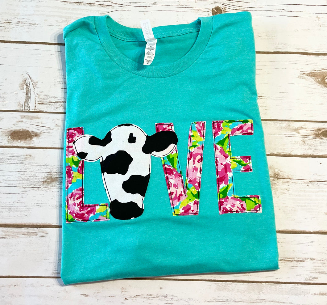 Love Cow-Flower Power