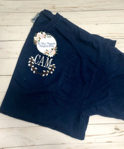 Cotton Monogrammed Tee