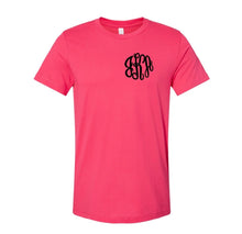 Embroidered Monogram Bella+Canvas Tee