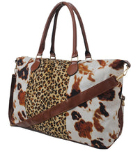 Cow & Leopard Print Weekender