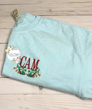 Peanut Monogrammed Tee - Comfort Colors