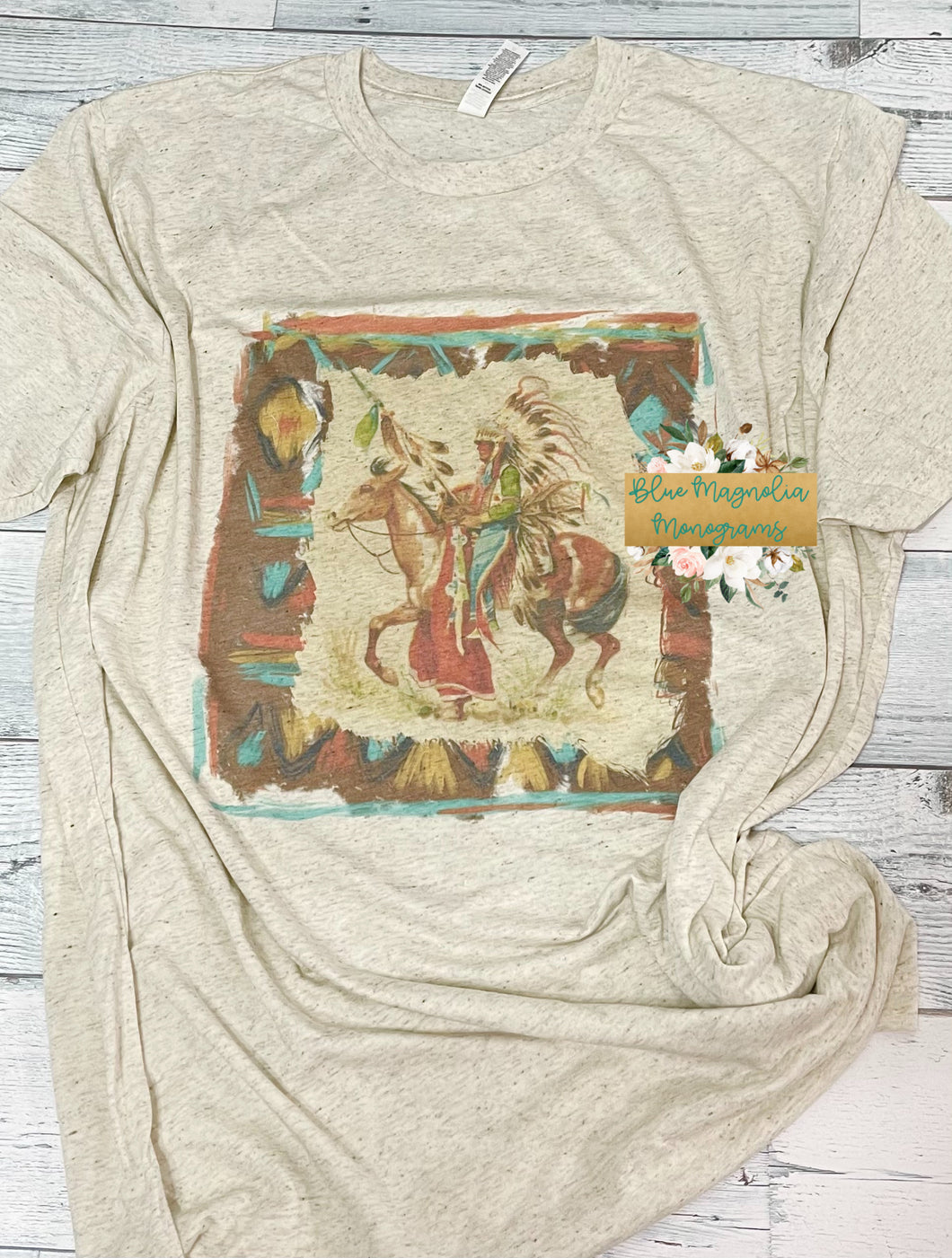 Vintage Framed Indian Chief Tee