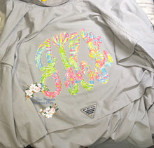 Lilly Monogram Applique Columbia PFG -Fancy Circle