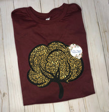 Leopard Cotton Boll Tee