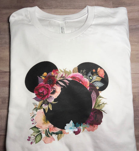 Boho Floral Mouse Tee