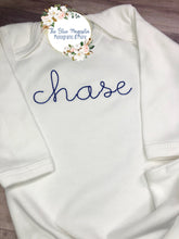 Vintage Stitch Name Baby Gown