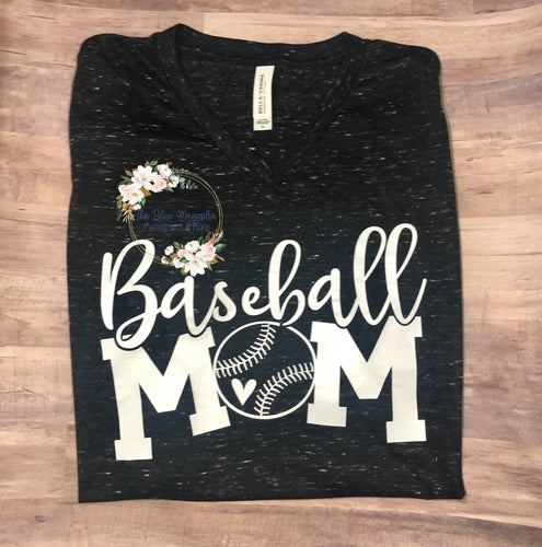 Baseball Mom Slub Tee-Wholesale