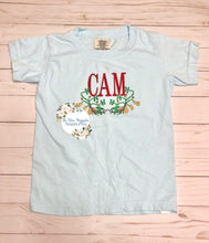 Peanut Monogrammed Tee - Comfort Colors